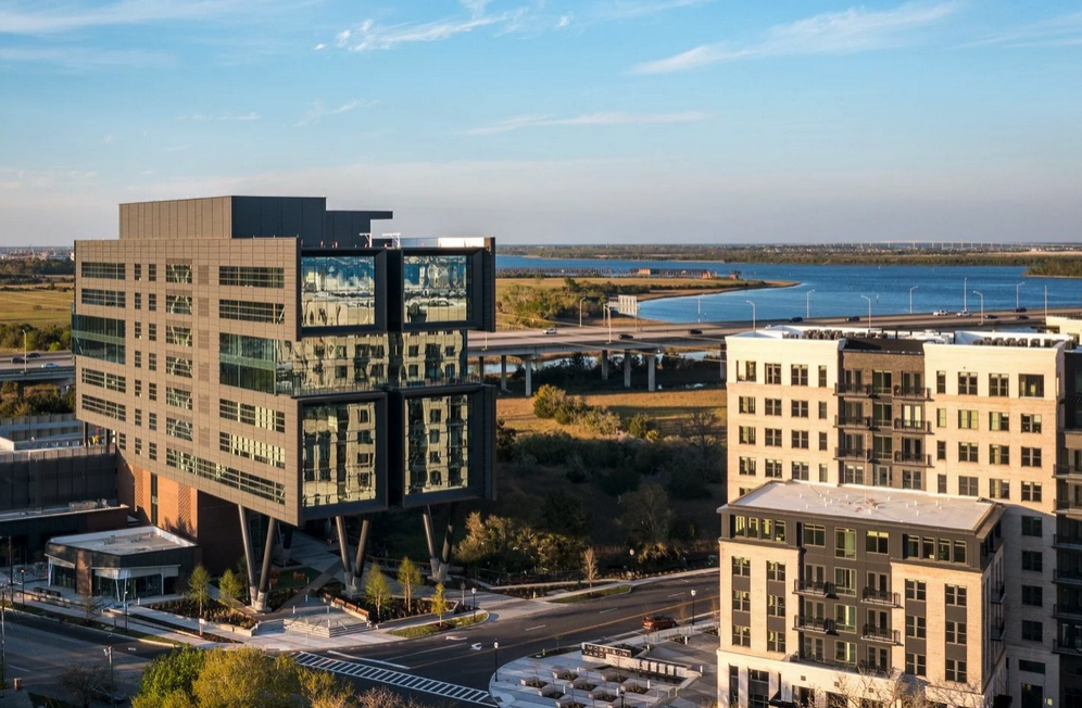 Large commercial property aerial photography