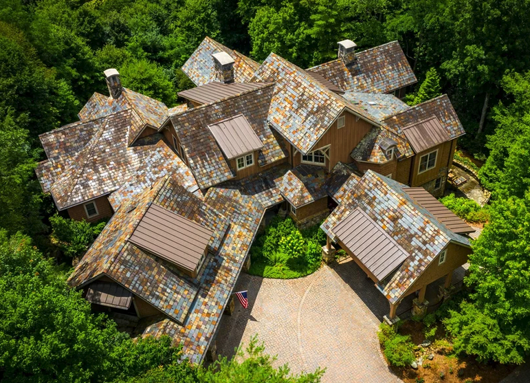 Private Residence - Cashiers aerial photography